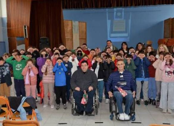 Συνάντηση με μικρούς μαθητές με αφορμή την Παγκόσμια Ημέρα Ατόμων με Αναπηρία