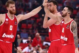 Πάτρα: Ξέφρενοι πανηγυρισμοί για την κατάκτηση του Final Four από τον Ολυμπιακό