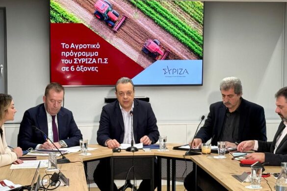 Φάμελλος: Οι προτάσεις του ΣΥΡΙΖΑ ενισχύουν τους αγρότες και όχι τους ενδιάμεσους και τις τράπεζες