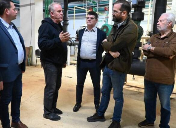 Επίσκεψη του Νεκτάριου Φαρμάκη στο νοσοκομείο Πύργου