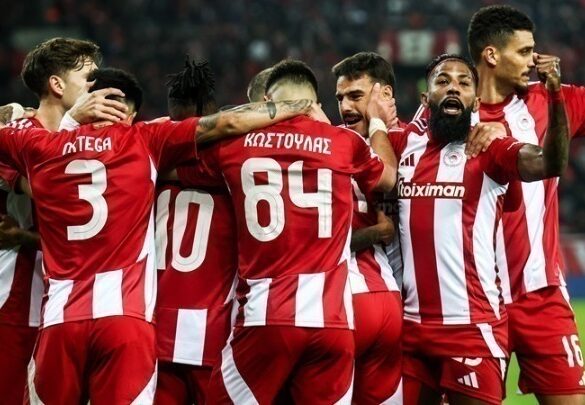 Για τη νίκη και την οκτάδα ο Ολυμπιακός