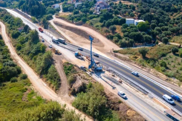 Ε.Ο. Πατρών – Πύργου: Αποκλεισμός κυκλοφορίας και εκτροπή μεταξύ Οβρυάς και ΒΙΠΕ