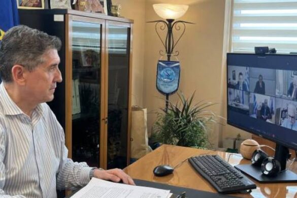 Τηλεδιάσκεψη του Δημάρχου Δυτικής Αχαΐας, Γρ. Αλεξόπουλου, με τον Υφυπουργό παρά τω Πρωθυπουργώ για Στρατηγικά Αναπτυξιακά Έργα