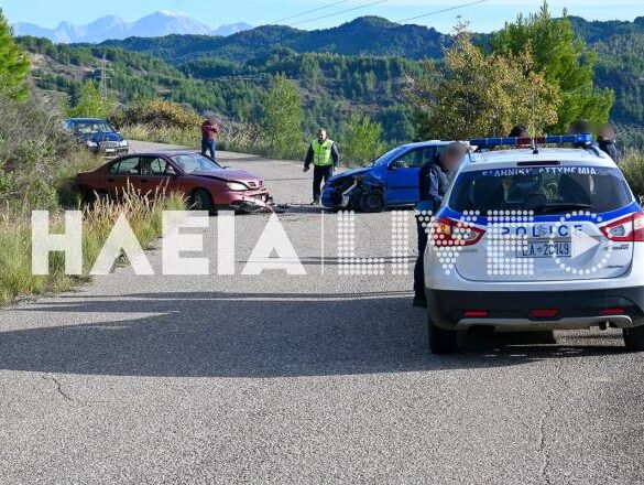 Ηλεία: Μία γυναίκα τραυματίας σε πλαγιομετωπική σύγκρουση (Φωτογραφία)