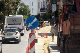 Τα έργα του φυσικού αερίου μπήκαν στο κέντρο της Πάτρας
