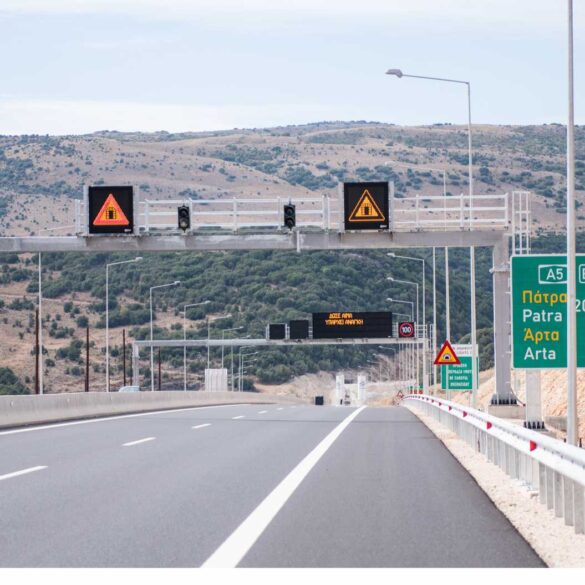 Κυκλοφοριακές ρυθμίσεις στην Ιόνια Οδό μέχρι τις 29 Μαΐου