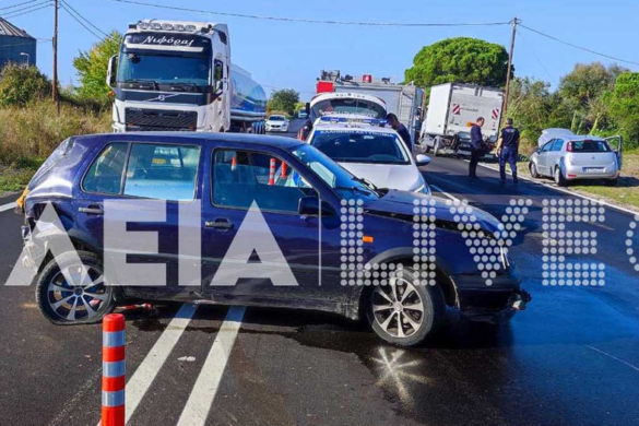 Πατρών – Πύργου: Καραμπόλα με φορτηγά και αυτοκίνητα κοντά στη Μαραθιά
