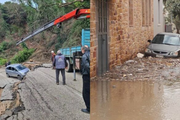 Κακοκαιρία: «Στο έλεος» της κακοκαιρίας βρέθηκε η χώρα – Καθιζήσεις, κατολισθήσεις και πλημμύρες