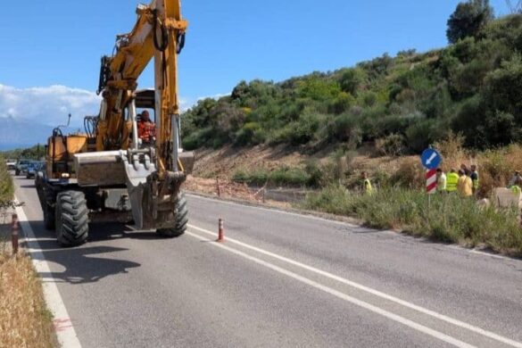 Σε εξέλιξη οι εργασίες διαπλάτυνσης της παράκαμψης στην Καλλιθέα Πατρών