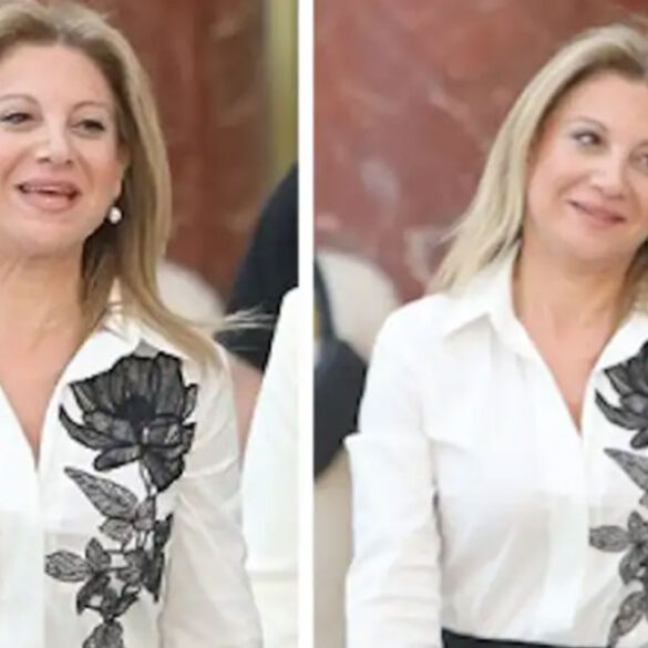 Μαρία Καρυστιανού: Με δημιουργία του Βασίλη Ζούλια στην παρουσίαση του κόμματός της