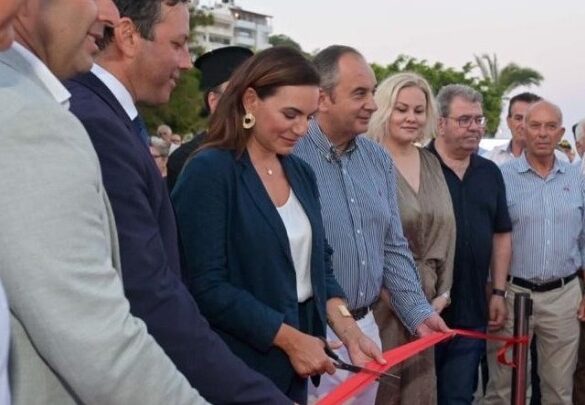 Η Όλγα Κεφαλογιάννη εγκαινίασε την αναβαθμισμένη μαρίνα Αγ. Νικολάου στην Κρήτη