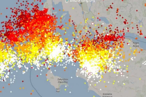 14.000 κεραυνοί σε Ιόνιο και Δυτική Ελλάδα