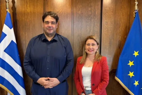 Χριστίνα Αλεξοπούλου: Συνάντηση με τον Υπουργό Εσωτερικών Θ. Λιβάνιο