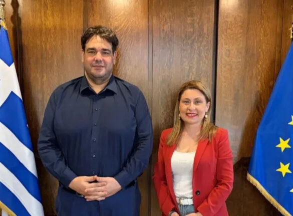 Χριστίνα Αλεξοπούλου: Συνάντηση με τον Υπουργό Εσωτερικών Θ. Λιβάνιο