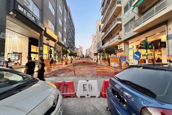 Πάτρα: Κυκλοφοριακή ασφυξία στο κέντρο από έργα σε πολλαπλά μέτωπα