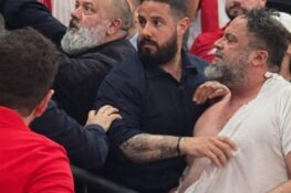 Euroleague: Σοβαρό επεισόδιο είχε ο Βαγγέλης Μαρινάκης και ο Γρηγόρης Δημητριάδης, πρώην γεν. γραμματέα Πρωθυπουργού