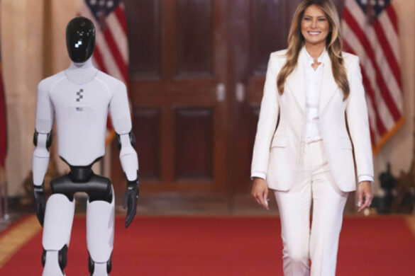 Ανθρωποειδές ρομπότ συνόδευσε τη Μελάνια Τραμπ σε συνέδριο