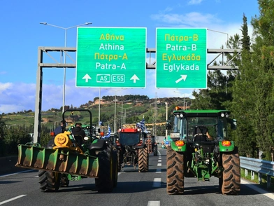 Αγροτικό μπλόκο και πάλι στη Μεγάλη Περιμετρική της Πάτρας