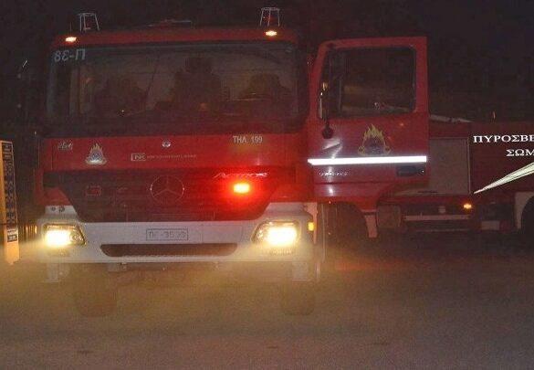 Μυτιλήνη: Υπό έλεγχο η πυρκαγιά