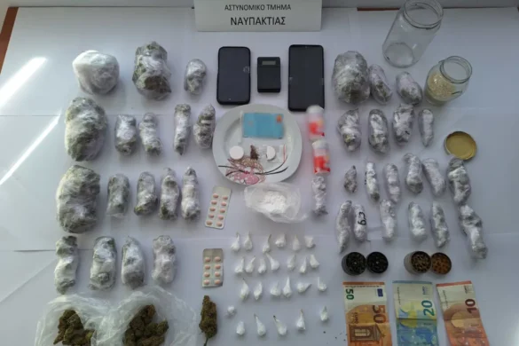 Σοκ στη Ναύπακτο: Εξαρθρώθηκε κύκλωμα ναρκωτικών που στόχευε τη μαθητική κοινότητα