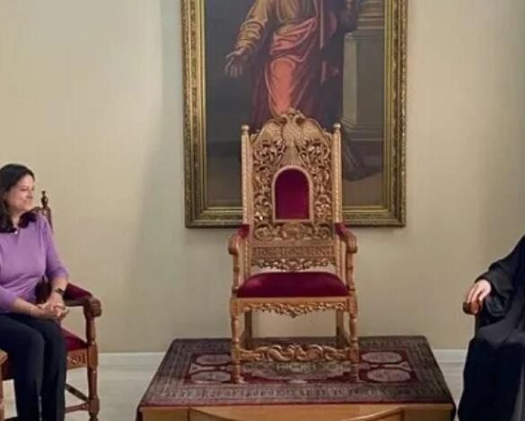 Η Νίκη Κεραμέως στον Ιερό Ναό του Αγίου Ανδρέα και στον Μητροπολίτη Πατρών