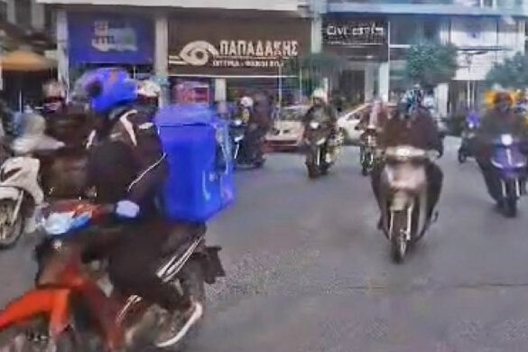 Κινητοποίηση στην Πάτρα και από τους ντελιβεράδες