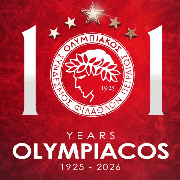 Το μήνυμα της ΠΑΕ Ολυμπιακός για τα 101 χρόνια του συλλόγου