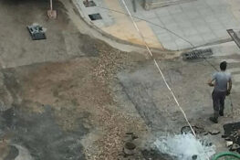 Πάτρα: Ζημιά σε οπτική ίνα στη συμβολή των οδών Σολωμού και Υψηλάντου