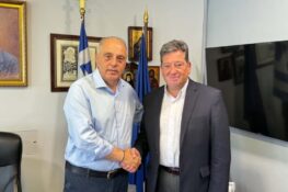 Δ. Παλούμπης: Συνάντηση με τον Πρόεδρο της Ελληνικής Λύσης Κυριάκο Βελόπουλο