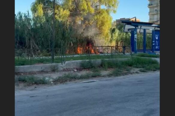 Πάτρα: Φωτιά δίπλα στις γραμμαές του Προαστιακού με ..άρωμα εμπρησμού – Οι κάτοικοι εντόπισαν ύποπτο άτομο, που προσήγαγε η ΕΛ.ΑΣ ΦΩΤΟ