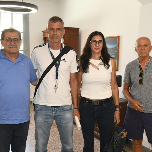Εθιμοτυπική συνάντηση Πελετίδη με τον Σύνδεσμο Ελλήνων Βετεράνων Αθλητών Στίβου Πάτρας