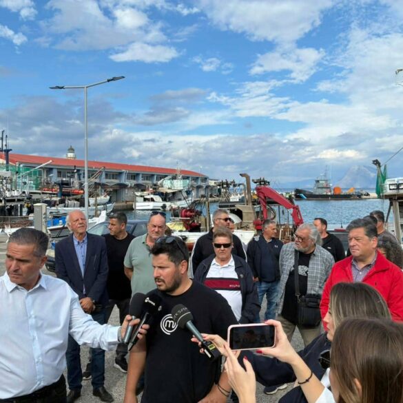 Συγκέντρωση διαμαρτυρίας των ψαράδων στην Ιχθυόσκαλα της Πάτρας