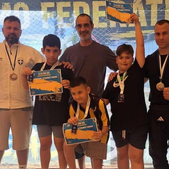 ΠΥΓΜΗ Πάτρας: Πέντε μετάλλια στο Πρωτάθλημα Beach Σούμο