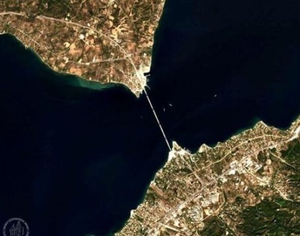 Έτσι φαίνεται η γέφυρα Ρίου – Αντιρρίου από το διάστημα