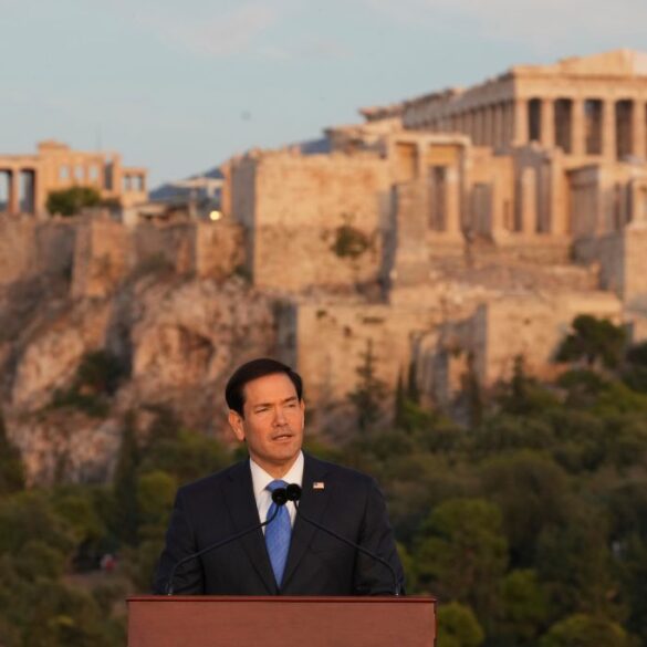 H ομιλία του Μάρκο Ρούμπιο στην Πνύκα