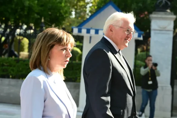 Κ. Σακελλαροπούλου: Θέμα γερμανικών αποζημιώσεων στον πρόεδρο της Γερμανίας – Φρ. Β. Σταϊνμάιερ: Νομικά θεωρείται λήξαν