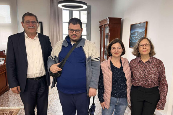 Συνάντηση Πελετίδη με τη Γραμματεία Αχαΐας της Συντονιστικής Επιτροπής Αγώνα Αναπήρων (ΣΕΑΑΝ)