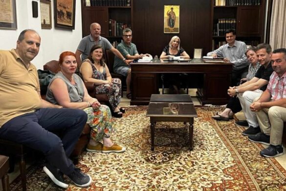 «σπιράλ»: Επισκέφθηκε τα γραφεία του Εμπορικού Συλλόγου
