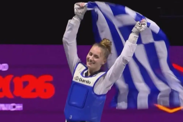 “Χρυσή” η Στέλλα Μαρεντάκη στο τάε κβον ντο στο Μόναχο