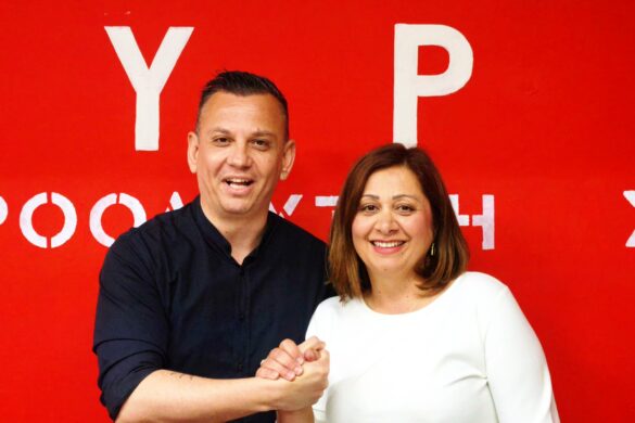 Ο Θάνος Χριστακόπουλος, συντονιστής του ΣΥΡΙΖΑ Αχαΐας