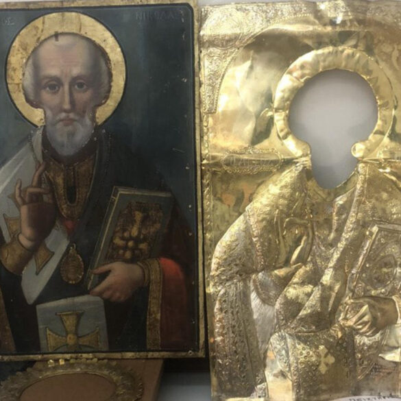 Συνελήφθη άνδρας για κλοπή της εικόνας του Αγίου Νικολάου από Ιερό Ναό στην Πάτρα