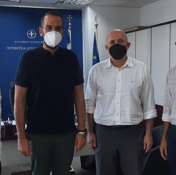 Συνάντηση του Περιφερειάρχη Νεκτάριου Φαρμάκη με τη νέα Διοίκηση του Επιστημονικού Πάρκου Πατρών
