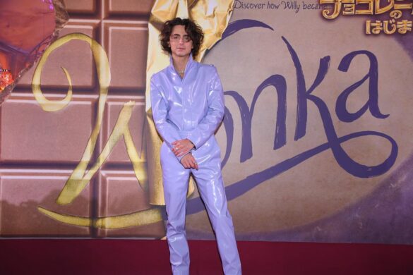 O Τίμοθι Σαλαμέ στην πρεμιέρα της ταινίας «Wonka» στο Τόκιο