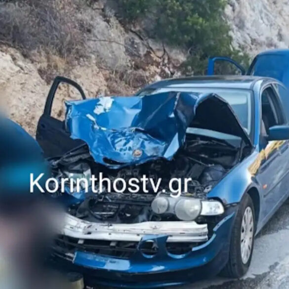 Τροχαίο στην Κόρινθο: Τραυματίστηκε βαριά άνδρας που βρισκόταν πίσω από το αυτοκίνητό του