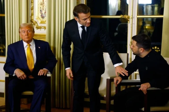 Το παρασκήνιο πίσω από τη συνάντηση Τραμπ – Ζελένσκι και η κρίσιμη παρέμβαση του Μακρόν