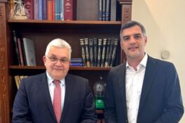 O Πολιτευτής ΝΔ Αχαΐας Ανδρέας Τσώκος συναντήθηκε με τον Υφυπουργό Παιδείας Νίκο Παπαϊωάννου
