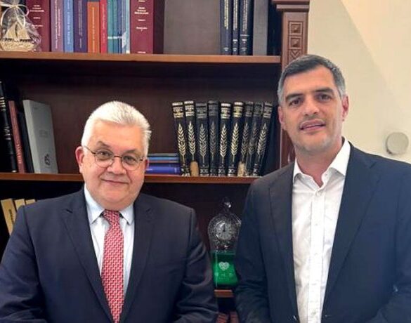 O Πολιτευτής ΝΔ Αχαΐας Ανδρέας Τσώκος συναντήθηκε με τον Υφυπουργό Παιδείας Νίκο Παπαϊωάννου