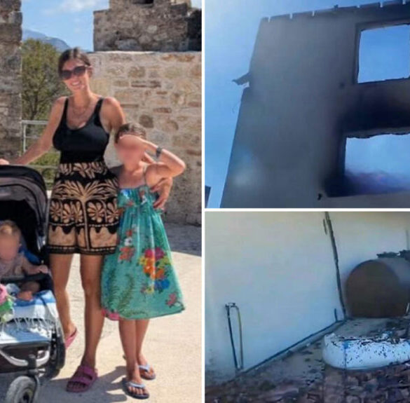 Αιγιάλεια: Πυρκαγιά κατέστρεψε το σπίτι Βρετανών που μετακόμιζαν στην Ελλάδα