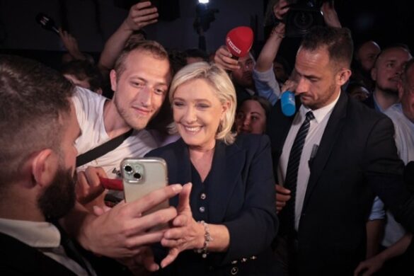 Ο γαλλικός ακροδεξιός συνασπισμός κέρδισε τον 1ο γύρο με 33% των ψήφων-3ος ο Μακρόν με 20%