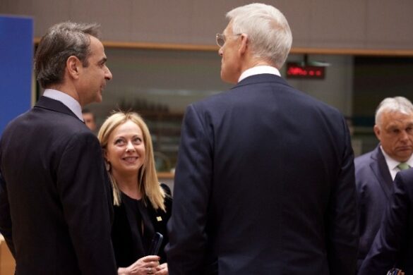 Συνάντηση Κυρ. Μητσοτάκη με Μελόνι και Κόστα για την οικονομική διακυβέρνηση